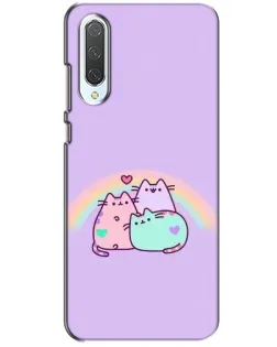 Чехол для Xiaomi CC9 с картинкой «Радужные Пушины»
