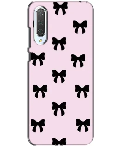 Чохол для Xiaomi CC9 з картинкою «Чорні банти Coquette» Чохол для Xiaomi CC9 з картинкою «Чорні банти Coquette»