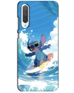 Чехол для Xiaomi CC9 с картинкой «Стич на волне» Чехол для Xiaomi CC9 с картинкой «Стич на волне»