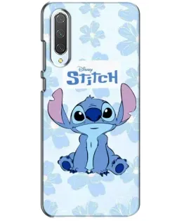 Чехол для Xiaomi CC9 с картинкой «Stitch среди цветов» Чехол для Xiaomi CC9 с картинкой «Stitch среди цветов»