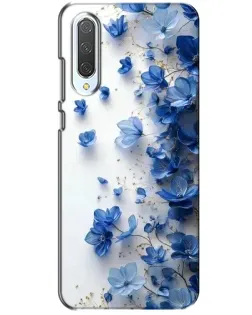 Чехол для Xiaomi CC9 с картинкой «Голубой цветочный каскад» Чехол для Xiaomi CC9 с картинкой «Голубой цветочный каскад»