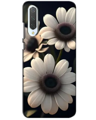 Чехол для Xiaomi CC9 с картинкой «Белые маргаритки макро»