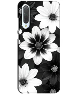 Чехол для Xiaomi CC9 с картинкой «Монохромные астры» Чехол для Xiaomi CC9 с картинкой «Монохромные астры»