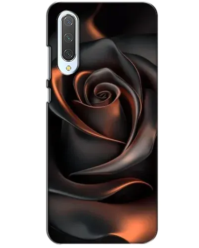 Чехол для Xiaomi CC9 с картинкой «Шелковая черная роза»