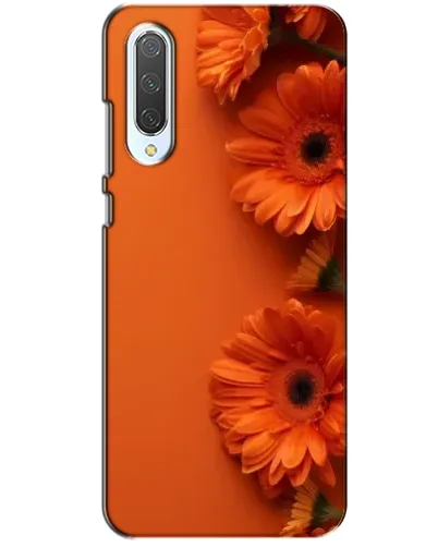 Чехол для Xiaomi CC9 с картинкой «Оранжевые герберы»