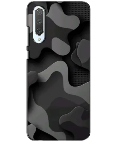 Чехол для Xiaomi CC9 с картинкой «Темный абстрактный камуфляж»