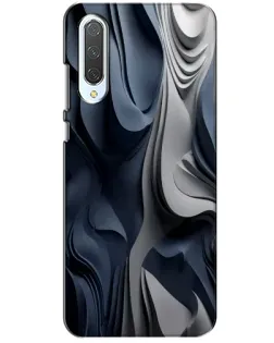 Чехол для Xiaomi CC9 с картинкой «Объемные синие складки» Чехол для Xiaomi CC9 с картинкой «Объемные синие складки»