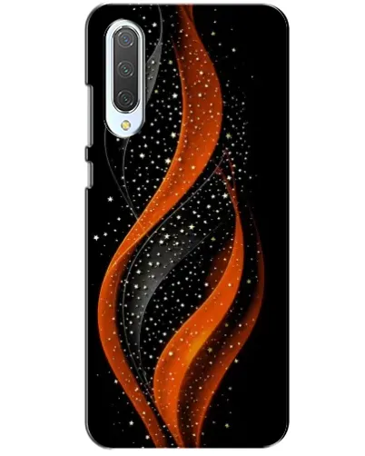 Чехол для Xiaomi CC9 с картинкой «Огненная звездная волна»