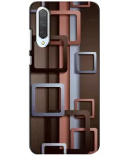 Чехол для Xiaomi CC9 с картинкой «Коричневые объемные квадраты» Чехол для Xiaomi CC9 с картинкой «Коричневые объемные квадраты»