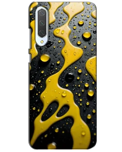 Чехол для Xiaomi CC9 с картинкой «Жидкое желтое золото»