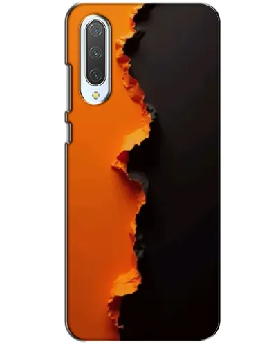 Чехол для Xiaomi CC9 с картинкой «Оранжевый разлом»