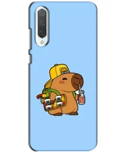 Чохол для Xiaomi CC9 з картинкою «Капібара на скейті»