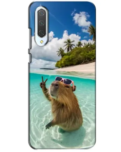 Чохол для Xiaomi CC9 з картинкою «Капібара на морі»