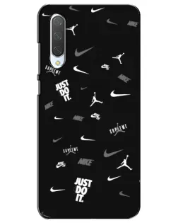 Чехол для Xiaomi Mi CC9e с картинкой «Nike Black Pattern»