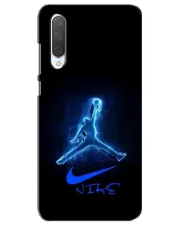 Чехол для Xiaomi Mi CC9e с картинкой «Jordan Neon Blue»