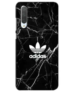 Чохол для Xiaomi Mi CC9e з картинкою «Білий мармур Adidas»