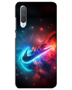 Чехол для Xiaomi Mi CC9e с картинкой «Огненный логотип Nike»