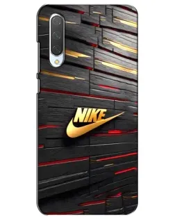 Чехол для Xiaomi Mi CC9e с картинкой «Золотой Nike на металле»