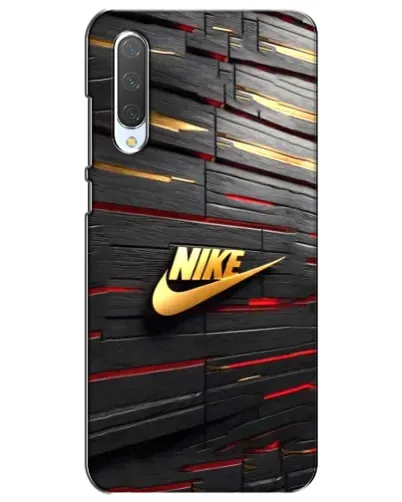 Чехол для Xiaomi Mi CC9e с картинкой «Золотой Nike на металле»
