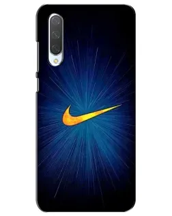 Чехол для Xiaomi Mi CC9e с картинкой «Синий пульс Nike»