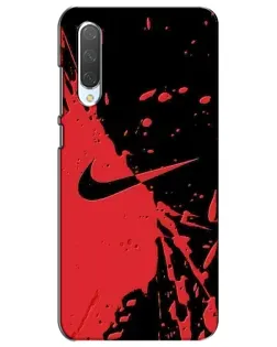Чехол для Xiaomi Mi CC9e с картинкой «Красные брызги Nike»