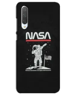 Чехол для Xiaomi Mi CC9e с картинкой «NASA — шагаем по Луне»