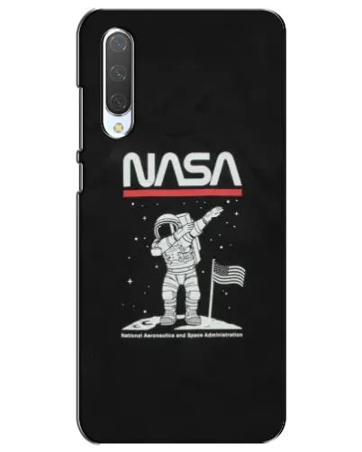 Чехол для Xiaomi Mi CC9e с картинкой «NASA — шагаем по Луне»