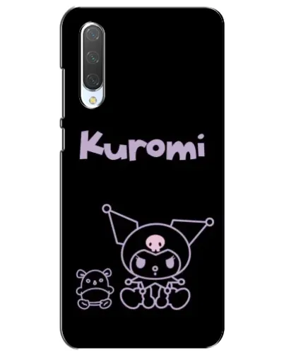 Чехол для Xiaomi Mi CC9e с картинкой «Kuromi — черный минимализм»