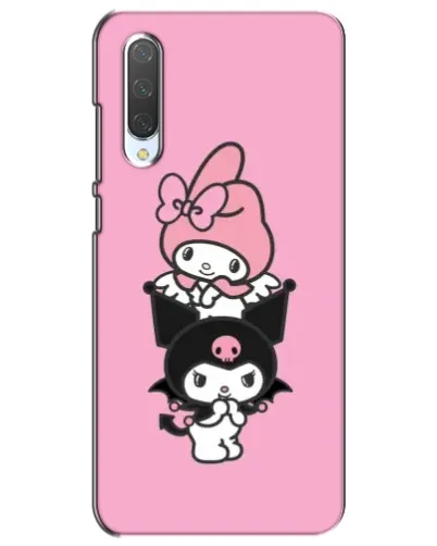 Чехол для Xiaomi Mi CC9e с картинкой «My Melody и Kuromi»