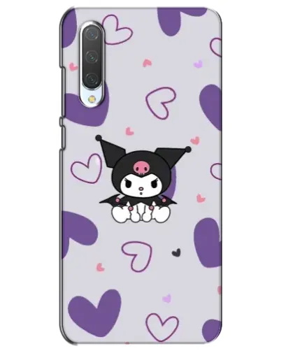 Чехол для Xiaomi Mi CC9e с картинкой «Kuromi и лавандовые сердца»