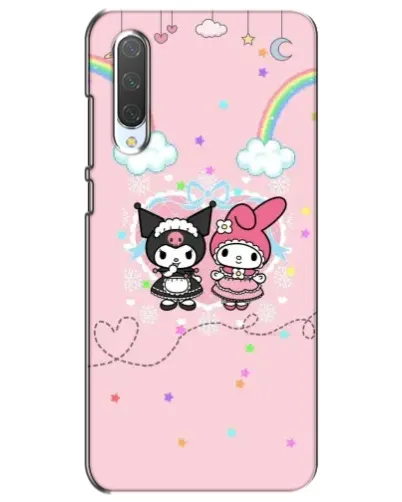 Чехол для Xiaomi Mi CC9e с картинкой «My Melody и Kuromi»