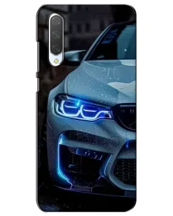 Чехол для Xiaomi Mi CC9e с картинкой «Взгляд BMW с синими фарами» Чехол для Xiaomi Mi CC9e с картинкой «Взгляд BMW с синими фарами»