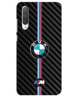 Чехол для Xiaomi Mi CC9e с картинкой «Эмблема BMW и карбон»