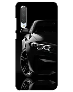 Чехол для Xiaomi Mi CC9e с картинкой «Черная BMW — профиль»