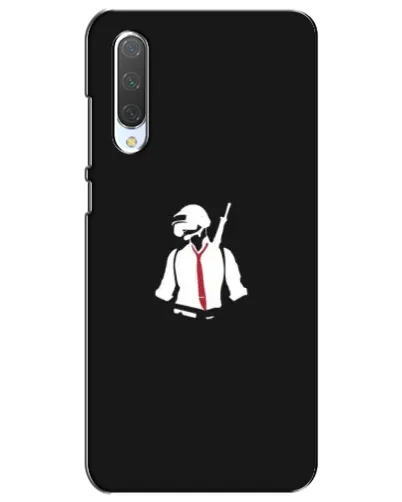 Чохол для Xiaomi Mi CC9e з картинкою «PUBG — силует воїна»