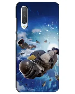 Чохол для Xiaomi Mi CC9e з картинкою «Десант PUBG — стрибок»