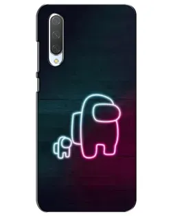 Чохол для Xiaomi Mi CC9e з картинкою «Among Us неон-арт»