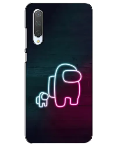 Чохол для Xiaomi Mi CC9e з картинкою «Among Us неон-арт»