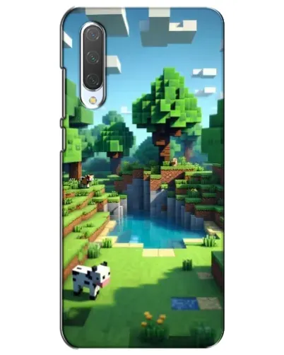 Чохол для Xiaomi Mi CC9e з картинкою «Minecraft літній день»