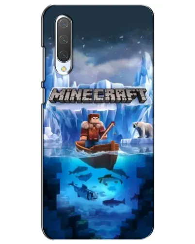Чохол для Xiaomi Mi CC9e з картинкою «Minecraft льодянийсвіт»