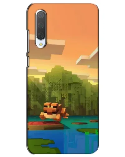Чохол для Xiaomi Mi CC9e з картинкою «Майнкрафт захід сонця»