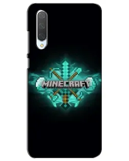 Чохол для Xiaomi Mi CC9e з картинкою «Minecraft Diamond лого»