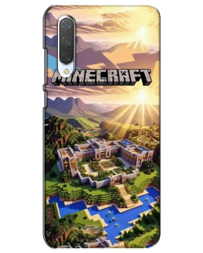 Чохол для Xiaomi Mi CC9e з картинкою «Minecraft панорама»