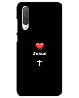 Чехол для Xiaomi Mi CC9e с картинкой «Сердце - Jesus»