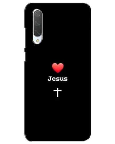 Чехол для Xiaomi Mi CC9e с картинкой «Сердце - Jesus»