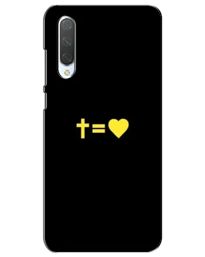 Чехол для Xiaomi Mi CC9e с картинкой «Сердце и Крест»