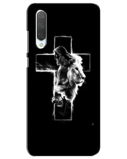 Чохол для Xiaomi Mi CC9e з картинкою «Сяючий хрест Jesus»