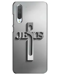 Чохол для Xiaomi Mi CC9e з картинкою «Металевий хрест Jesus»