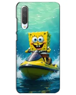Чехол для Xiaomi Mi CC9e с картинкой «Спанч Боб на гидроцикле» Чехол для Xiaomi Mi CC9e с картинкой «Спанч Боб на гидроцикле»