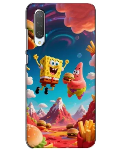 Чехол для Xiaomi Mi CC9e с картинкой «Космический фастфуд»